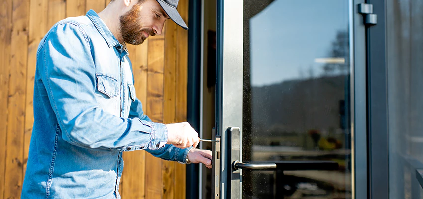 Frameless Glass Storefront Door Locks Replacement in Pekin, IL